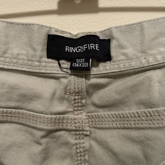 Ring of Fire Mens Khaki Pants - Picture 4 of 4